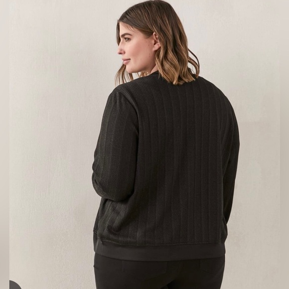 Zip up Cardigan Bomber Jacket - Picture 2 of 7